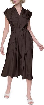 DKNY Belted Shirtdress