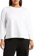 Eileen Fisher Long Sleeve Crewneck Top
