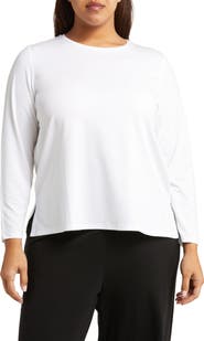 Eileen Fisher Long Sleeve Crewneck Top