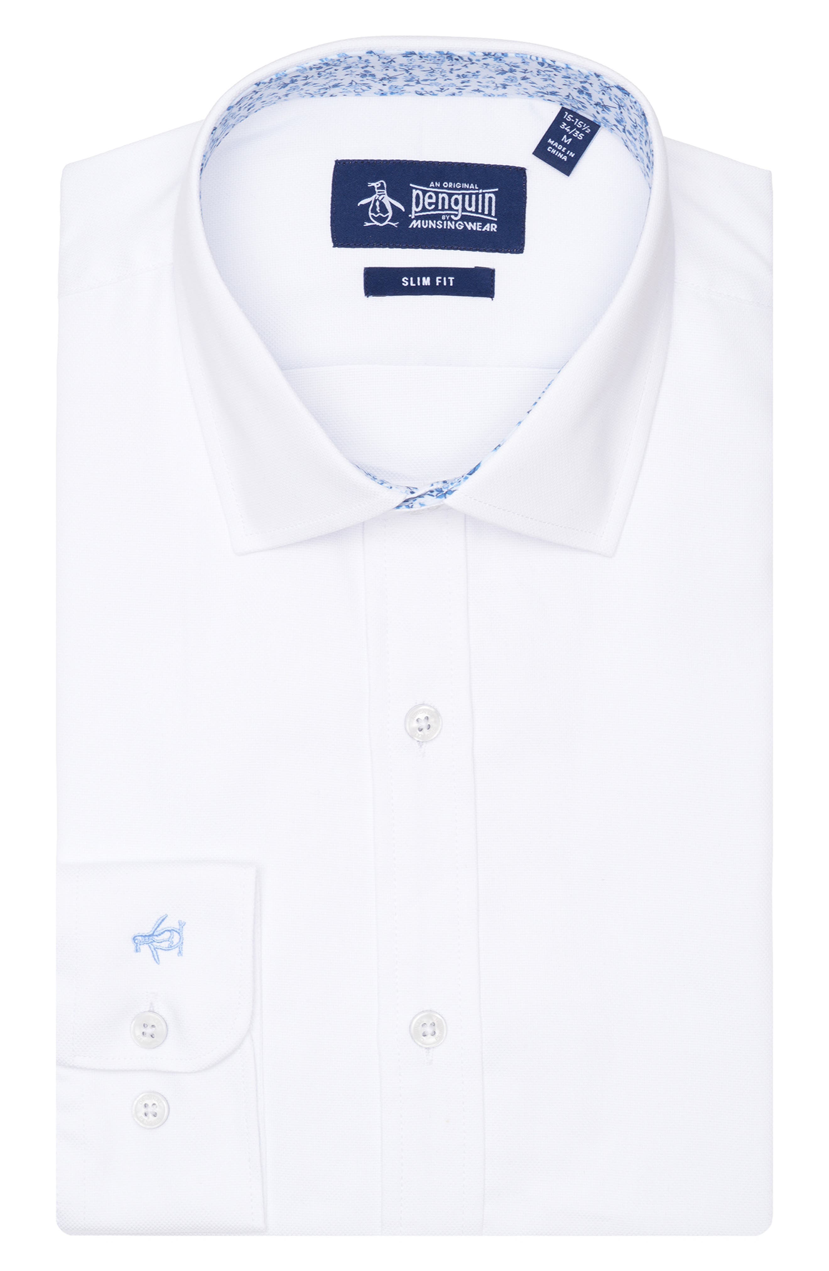 Original Penguin Royal Oxford Slim Fit Dress Shirt