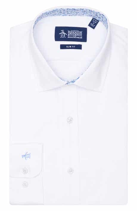 Original Penguin Royal Oxford Slim Fit Dress Shirt