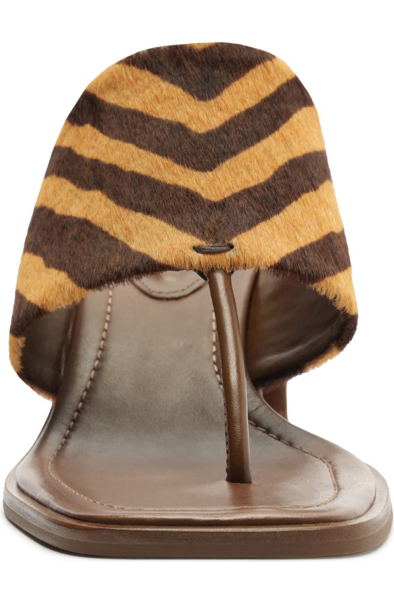 Schutz Martha Flip Flop, Alternate, color, Natural/ Pecan Brown