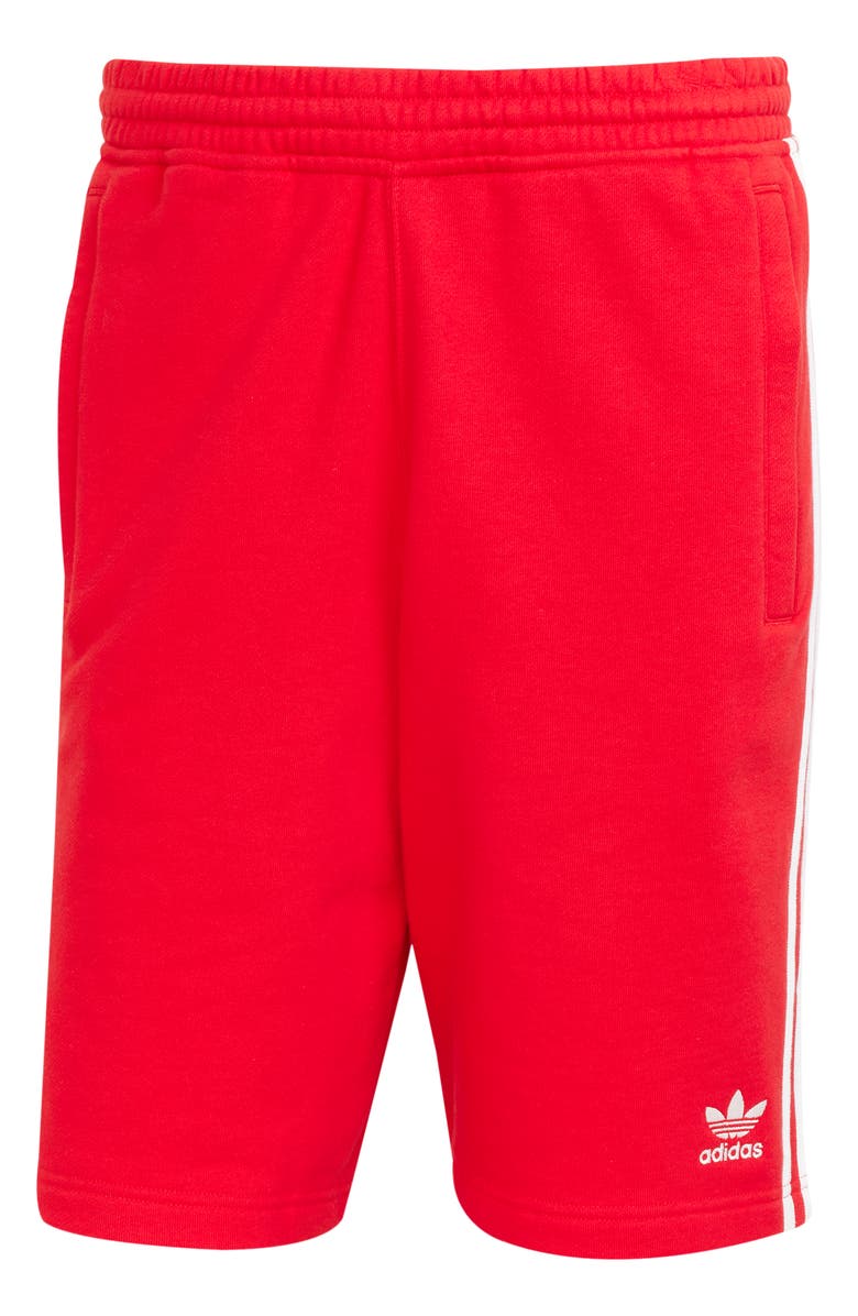 adidas Adicolor 3-Stripes Trefoil Logo French Terry Sweat Shorts, Alternate, color, 
