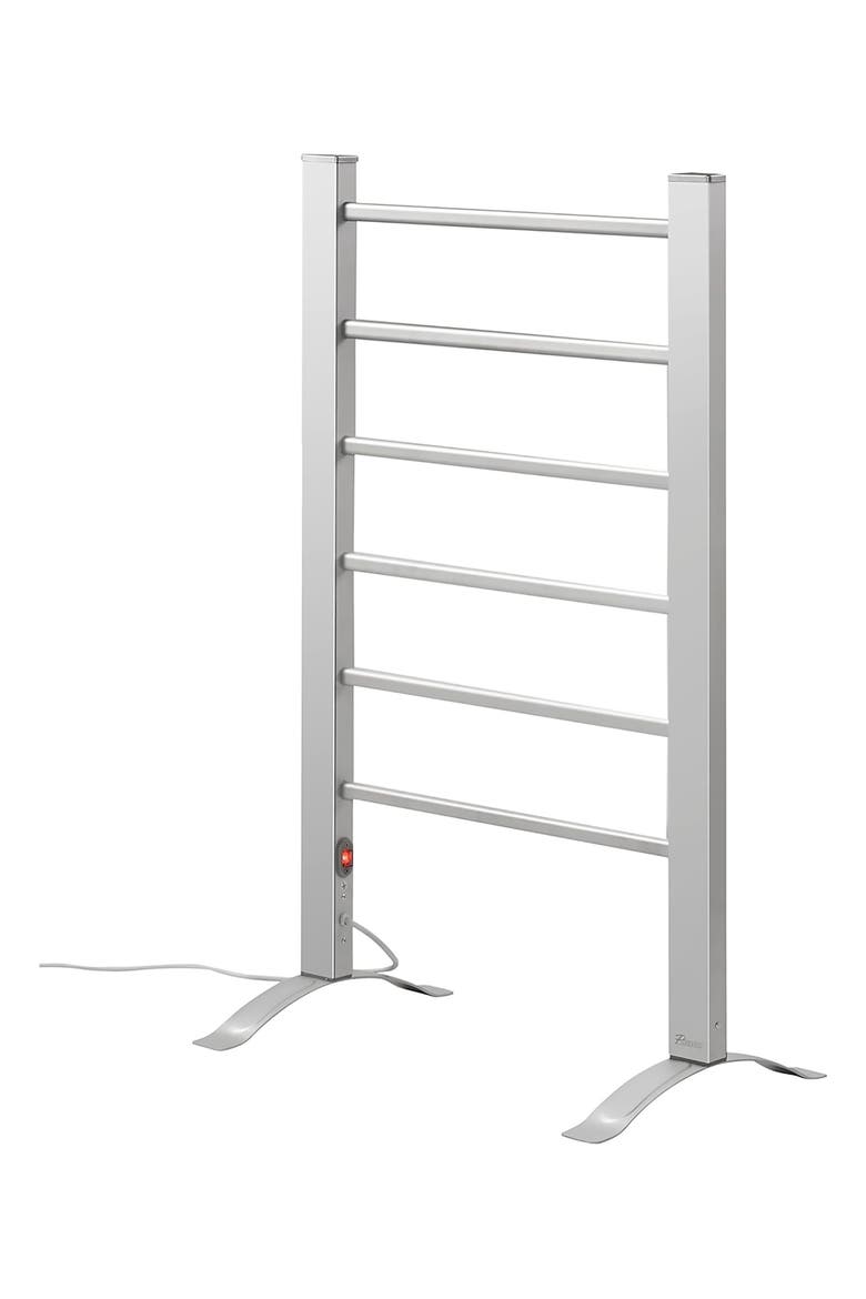 6-Bar Electric Towel Warmer, Main, color, SILVER