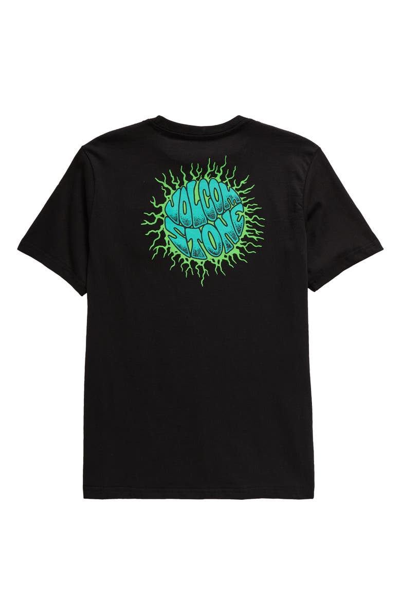 Volcom Kids' Udder Space Glow in the Dark Graphic T-Shirt, Alternate, color, 