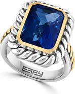 EFFY Two-Tone London Blue Topaz Ring