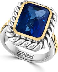 EFFY Two-Tone London Blue Topaz Ring