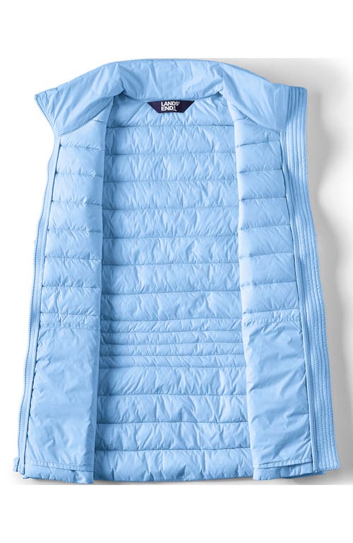 Lands' End Wanderweight Packable Ultralight Down Vest In Bermuda Blue