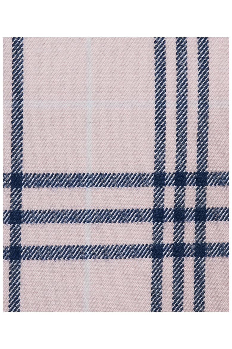 Short Sleeve No Iron Twill Shirt, Alternate, color, Sea Salt Pink/Navy Plaid