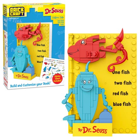 Dr. Seuss One Fish Two Fish Book Building Set