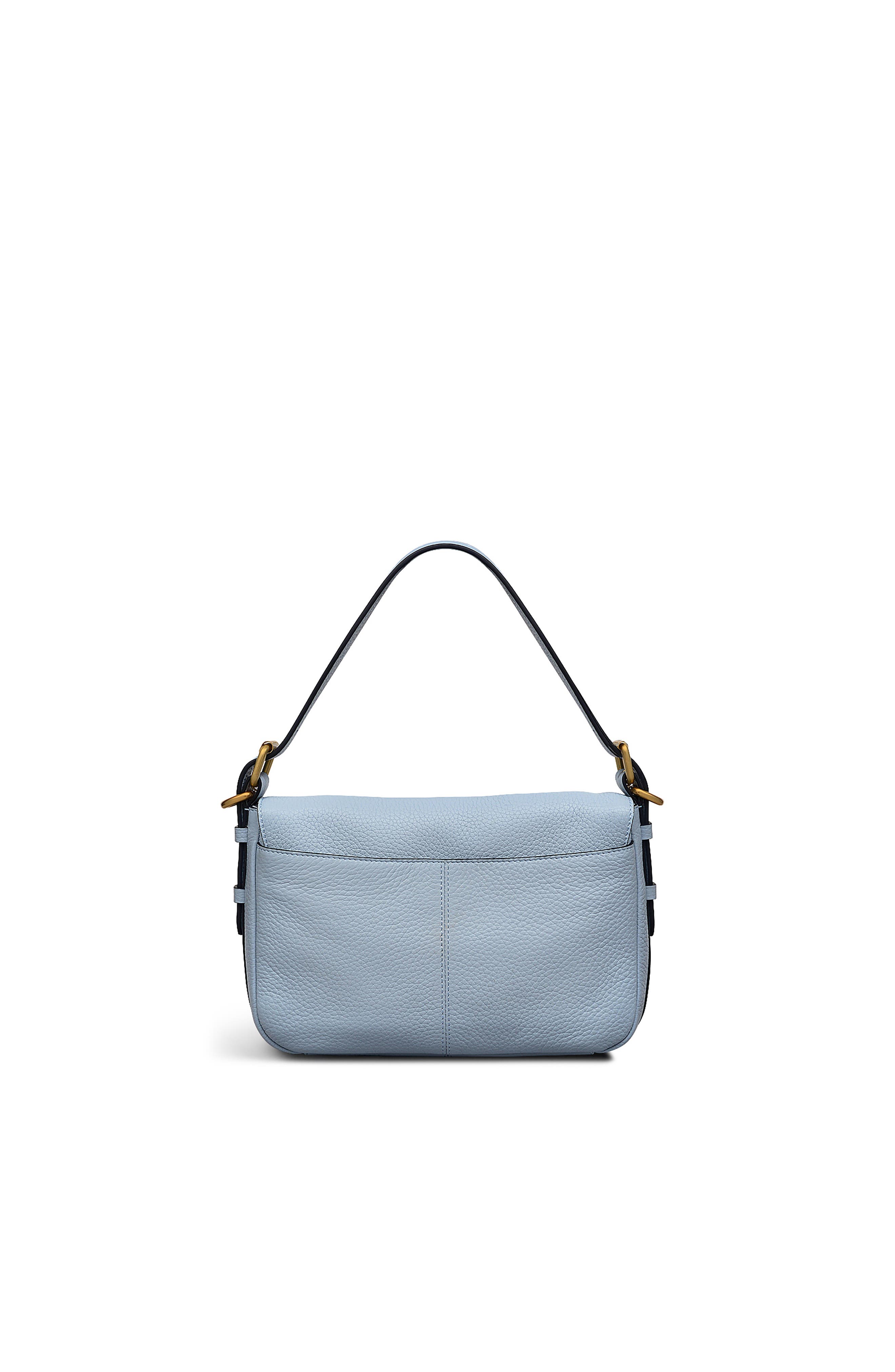 Radley Grafton Street Small Flapover Crossbody Bag, Alternate, color, Smoke Blue