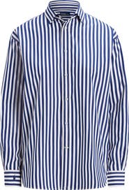 Polo Ralph Lauren Stripe Relaxed Fit Cotton Button-Up Shirt