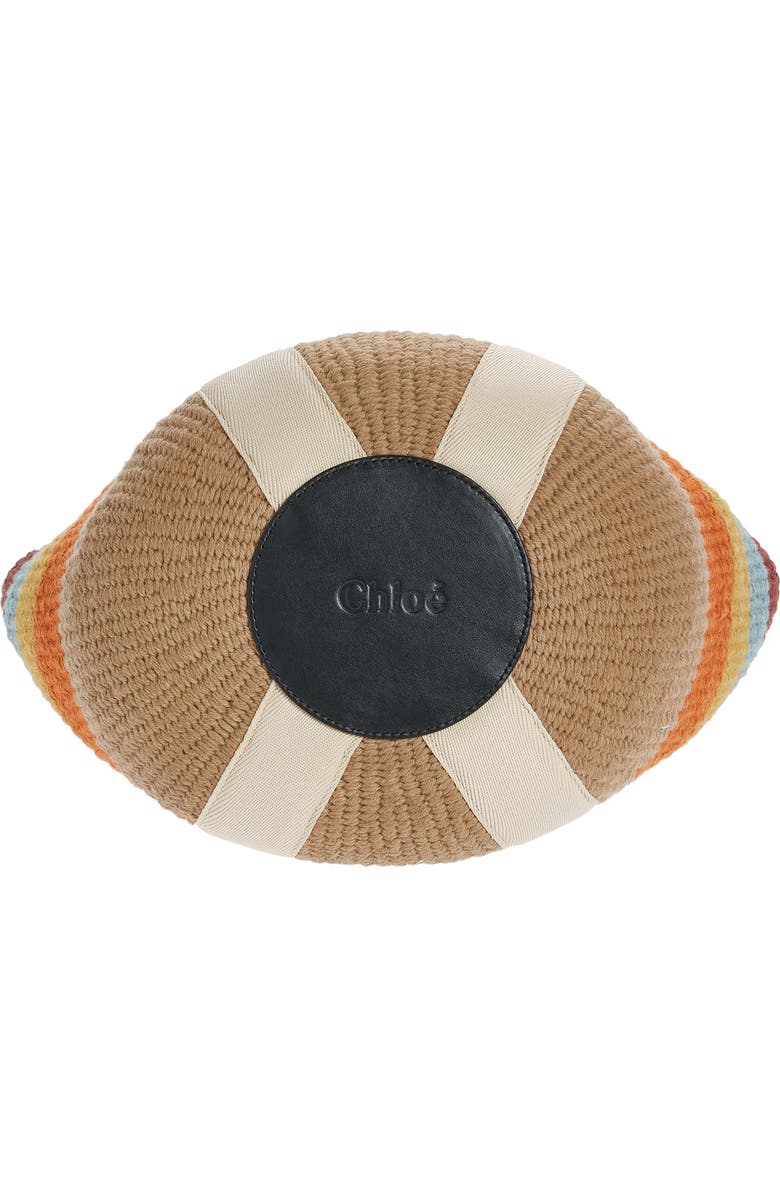 Chloé x Mifuko Large Woody Stripe Basket Tote, Alternate, color,