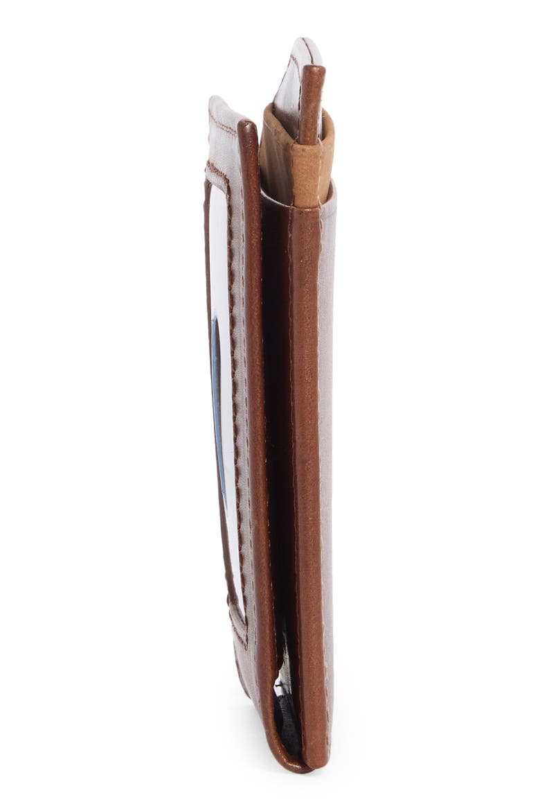 Charles Leather Card Case, Alternate, color, TAN