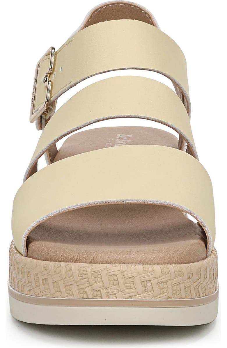 Dr. Scholl's Once Twice Platform Wedge Sandal, Alternate, color, Butter Yellow