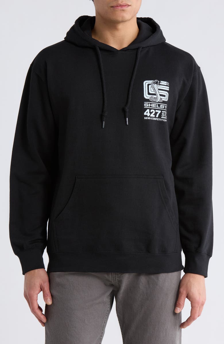 The Forecast Agency Carroll Shelby Performance Graphic Hoodie, Main, color, Black