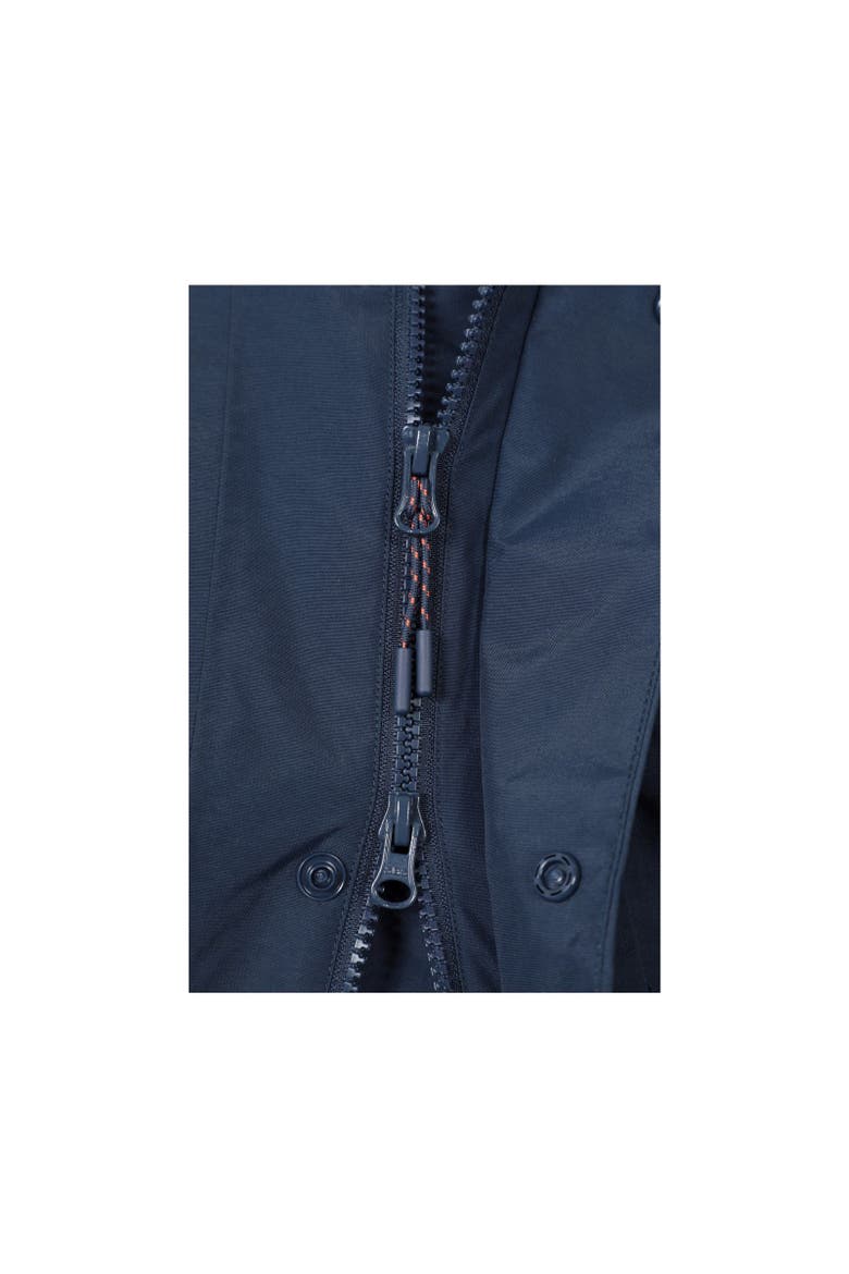 Scope Long Length Waterproof Jacket, Alternate, color, Navy