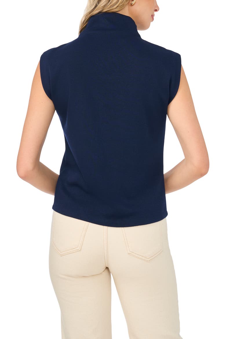 Extended Shoulder Mock Neck T-Shirt, Alternate, color, CLASSIC NAVY