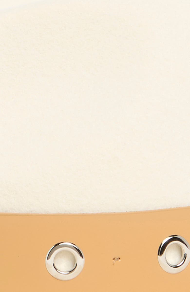 Nordstrom Wide Brim Wool Felt Adjustable Panama Hat, Alternate, color, Ivory