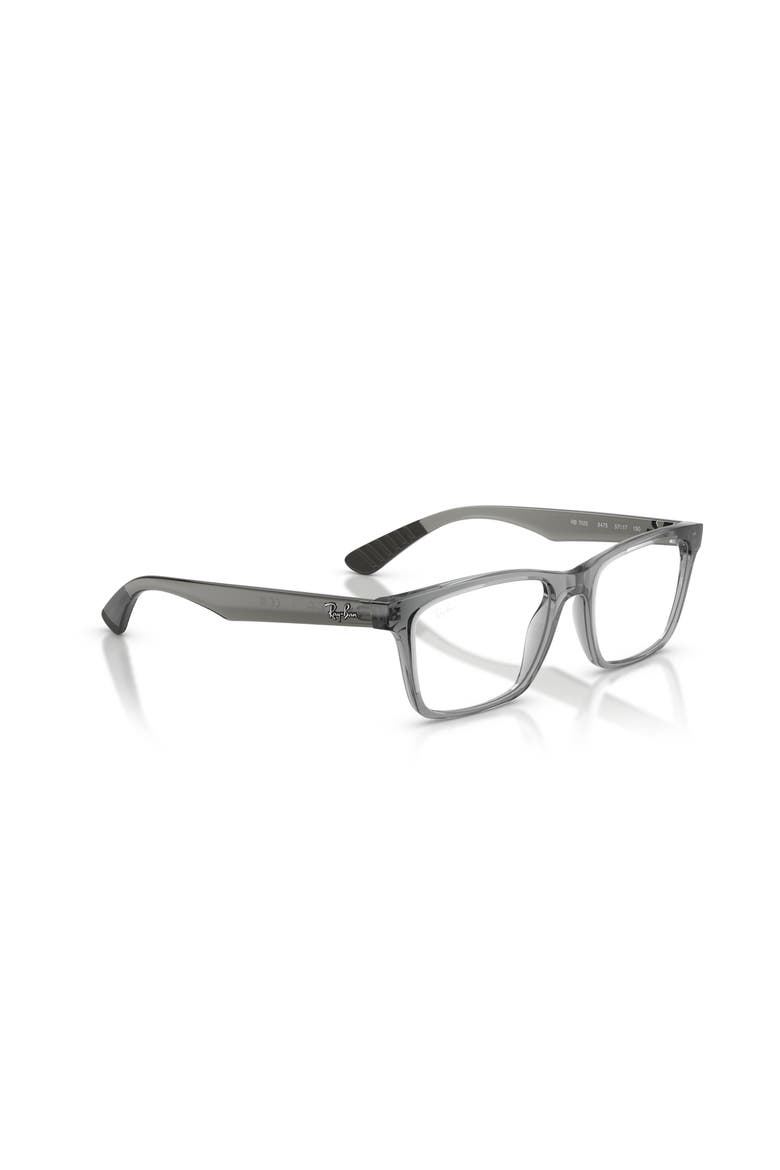 53mm Square optical glasses, Alternate, color, Grey