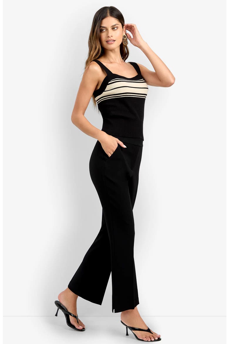 Casady Striped Cami, Alternate, color, Black