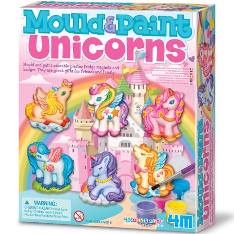 Mold and Paint Unicorns Craft Kit