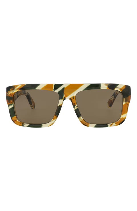 Novelty 55mm Rectangular Sunglasses