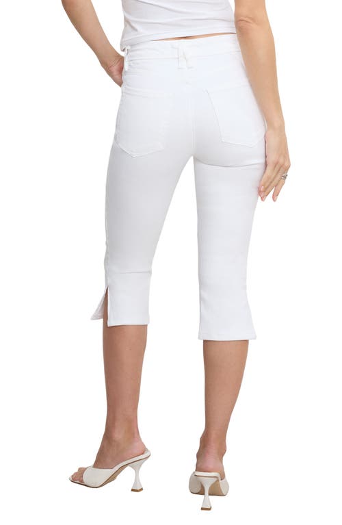 Good American Good Capri Jeans In White001