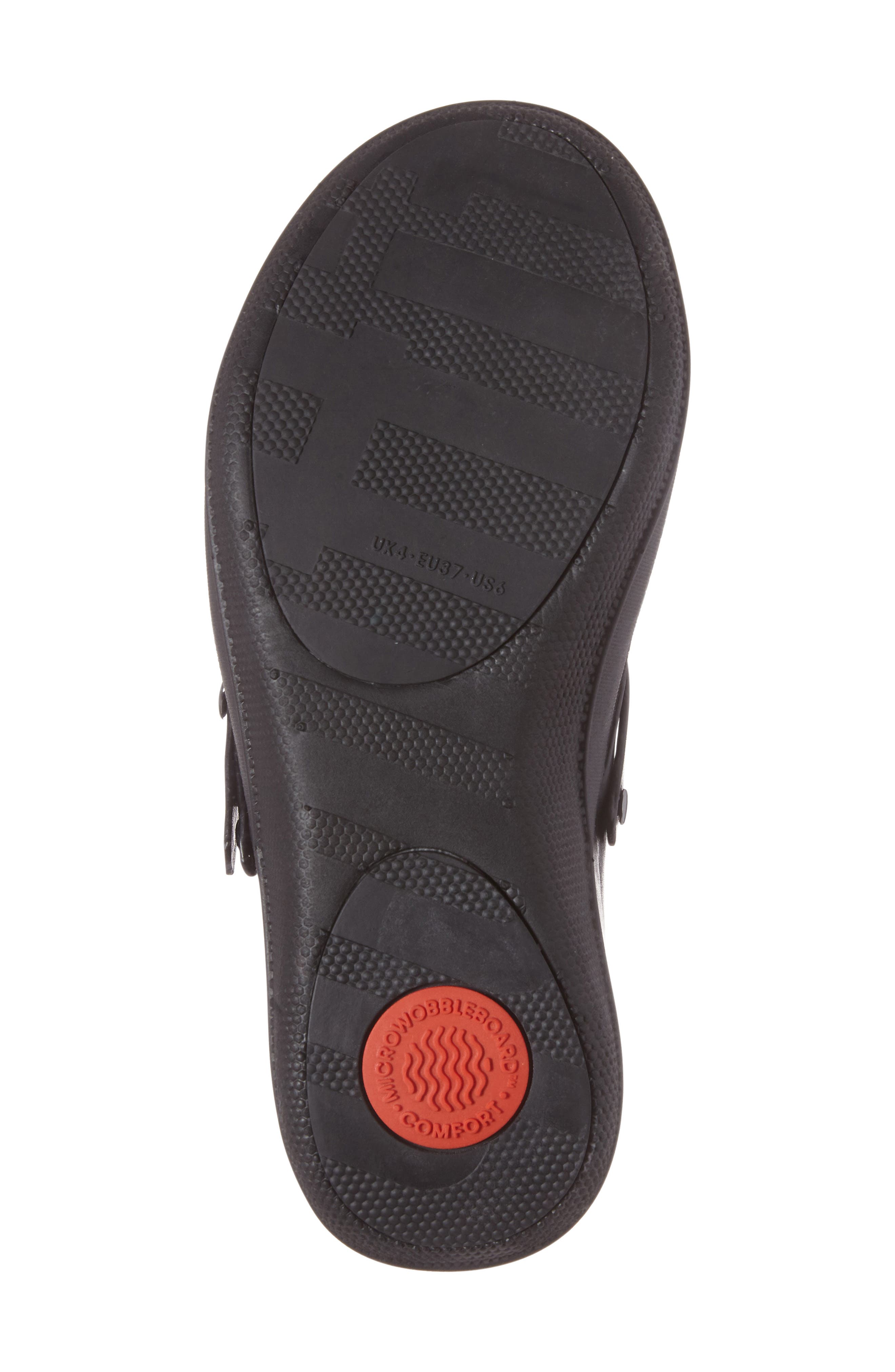 FitFlop Flip Sandal, Alternate, color, All Black Leather