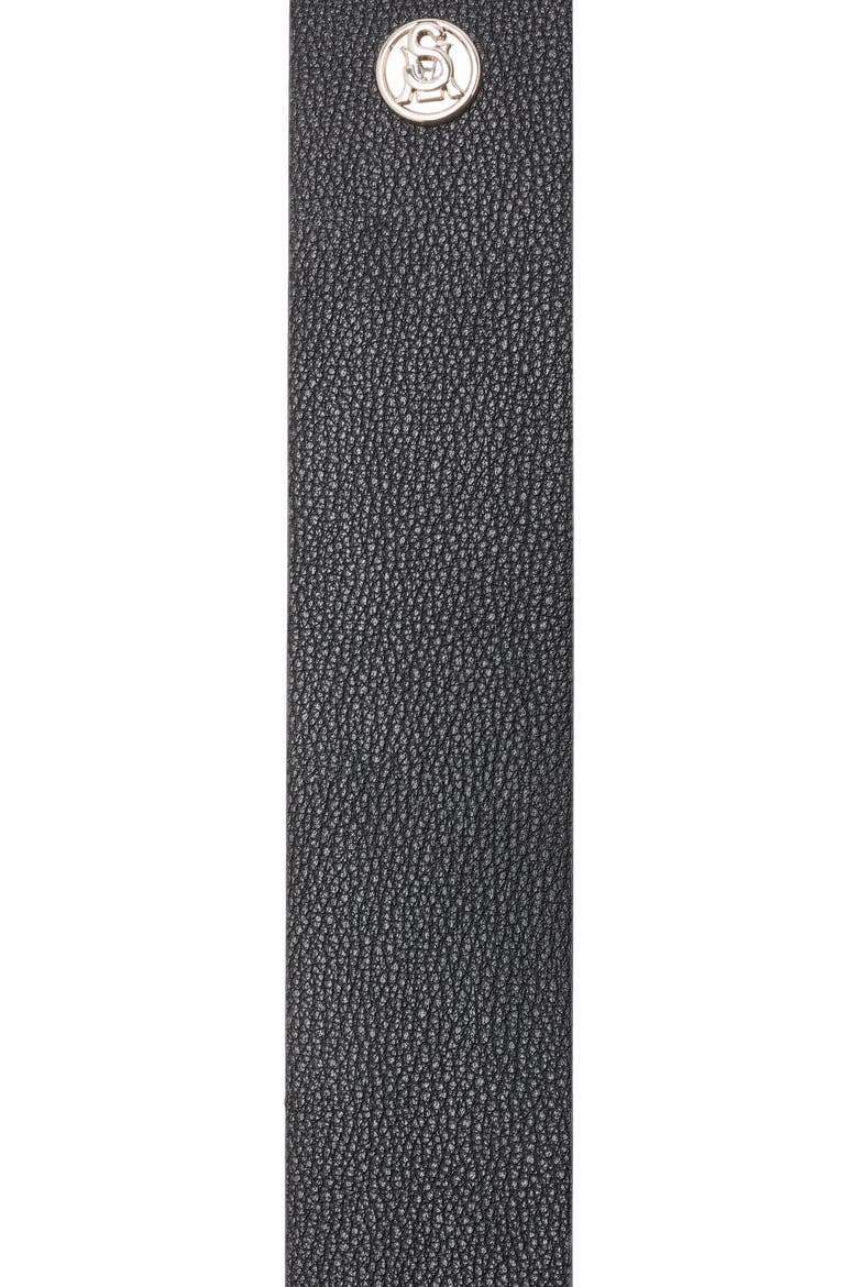 Dome Buckle Belt, Alternate, color, BLACK