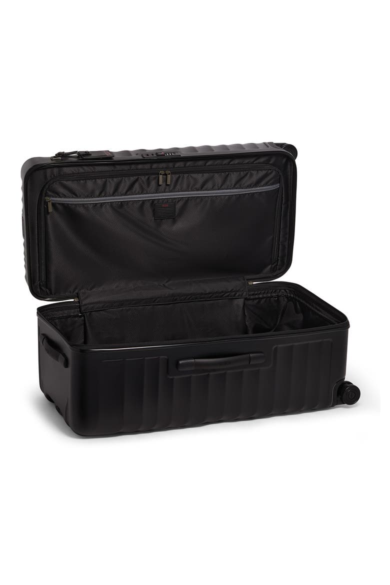 19 Degree Large Trunk Hardside Spinner, Alternate, color, BLACK TEXTURE