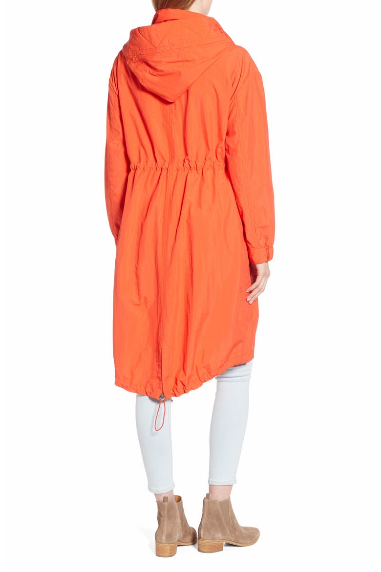 Hooded Parka, Alternate, color, SCARLET