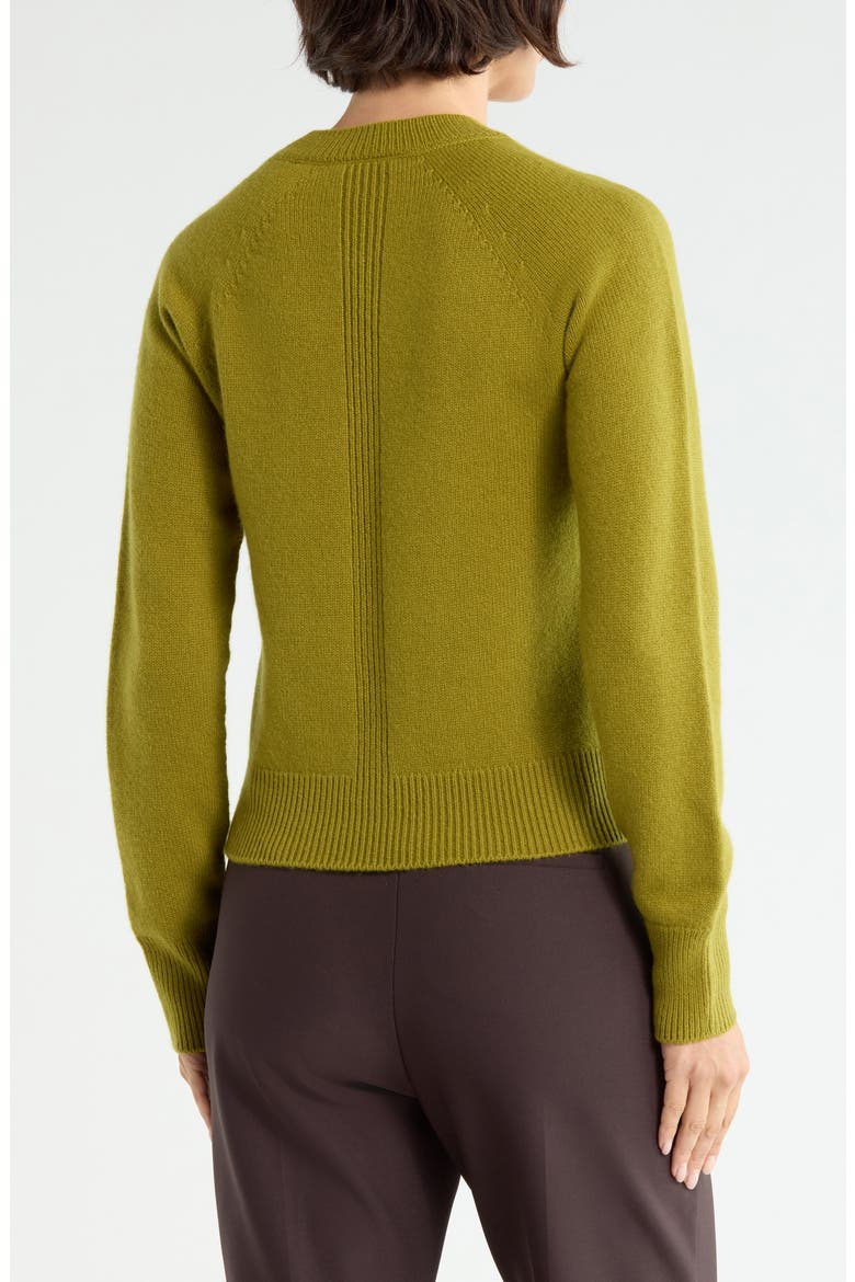 Ashtyn Cashmere Sweater, Alternate, color, MOSS