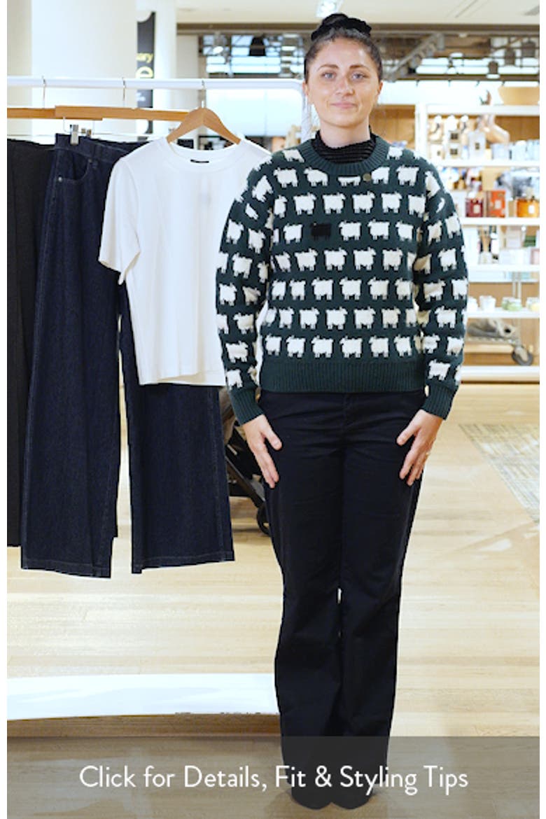 Sheep Wool Crewneck Sweater video