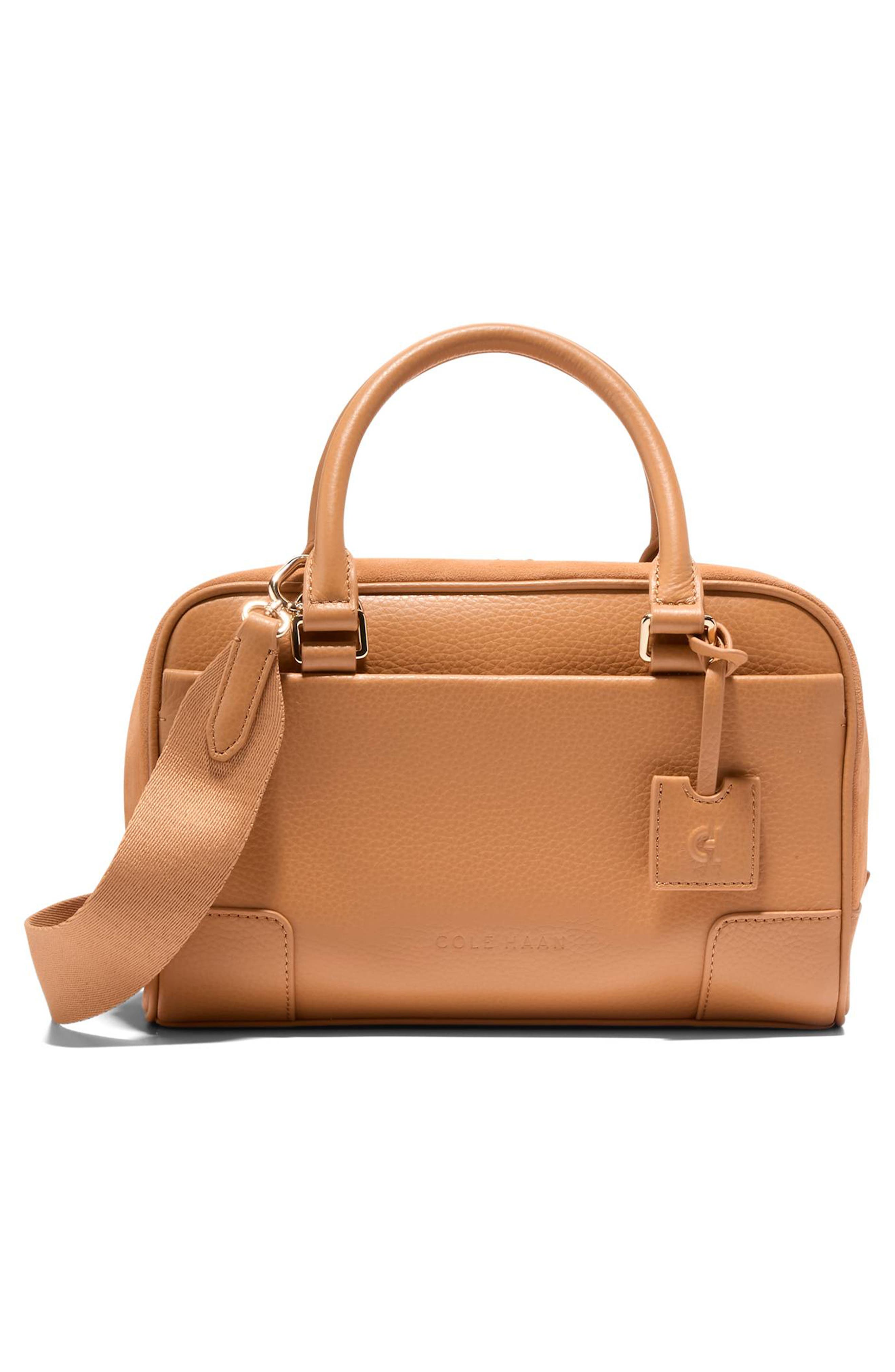 Cole Haan Small Beverly Leather Satchel, Alternate, color, 