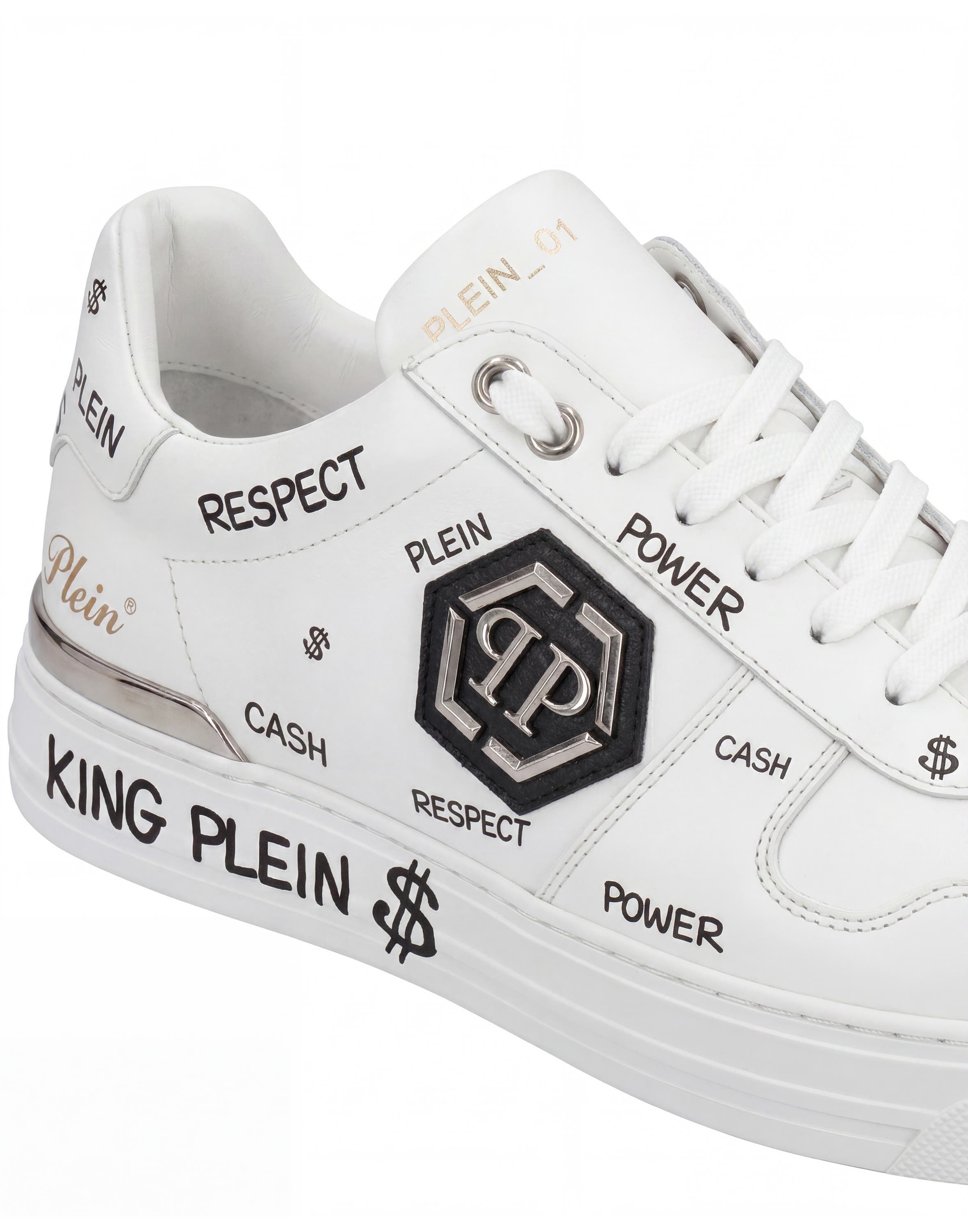 Sneakers T-Rex 01 Graffiti Unisex, Alternate, color, white