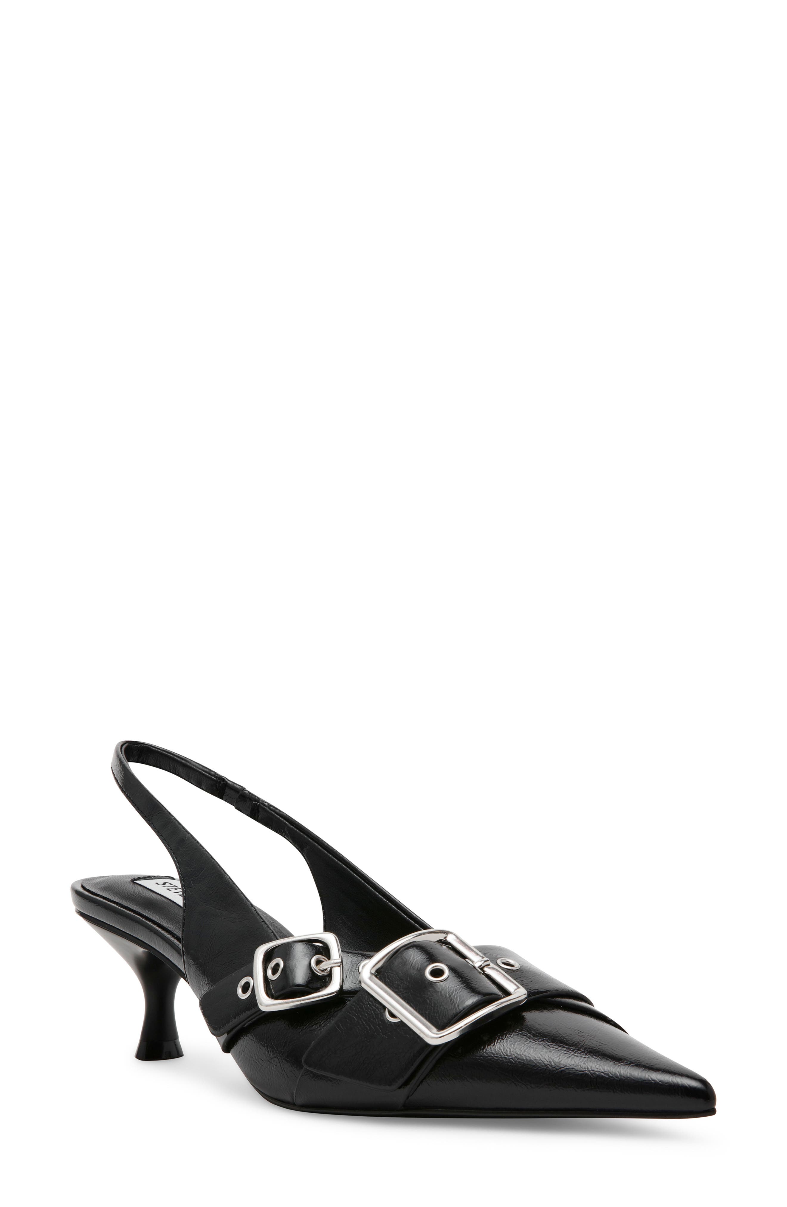 Steve Madden Lezley Kitten Heel Slingback Pump, Main, color, 