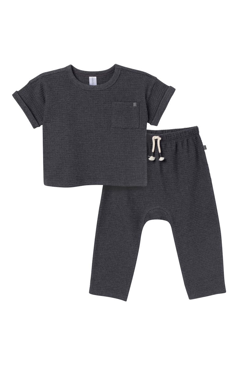 Modern Moments<sup>™</sup> by Gerber Shirt & Pant Set, Main, color, Charcoal Heather