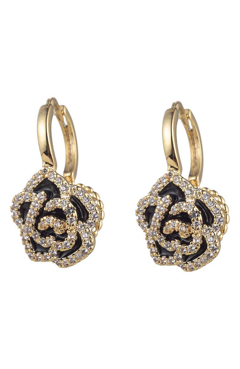 EYE CANDY LOS ANGELES Emily Rose CZ Drop Earrings, Main, color, Gold