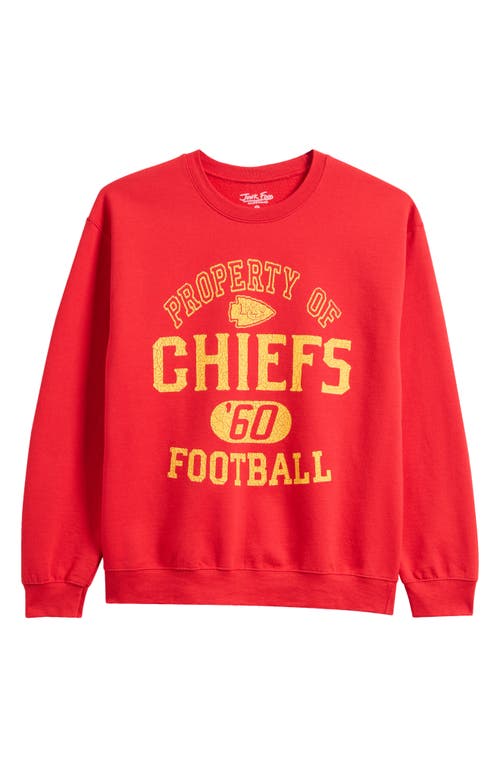 Junk Food Nfl Chiefs Property Graphic Sweatshirt In Red