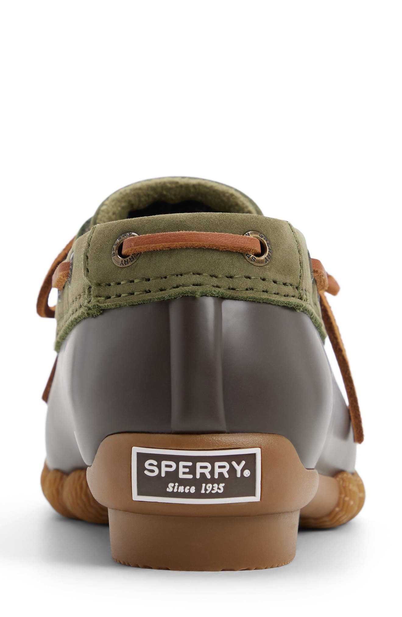 Saltwater™ 1 Eye Waterproof Duck Shoe, Alternate, color, KHAKI