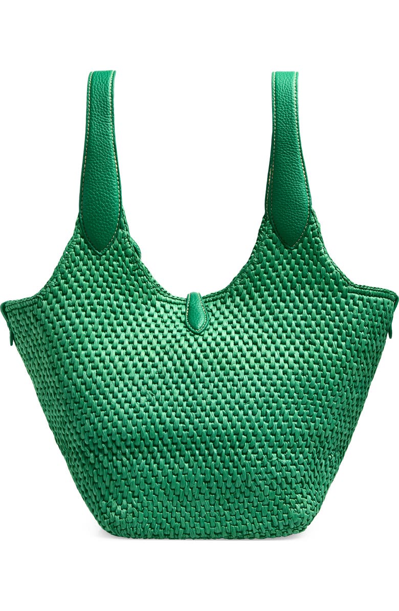 Polo Ralph Lauren Raffia Tote, Alternate, color, Parrot