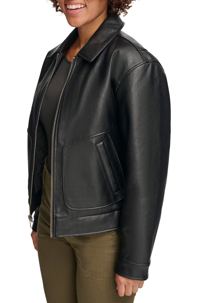 Levi's<sup>®</sup> Faux Leather Bomber Jacket, Alternate, color,