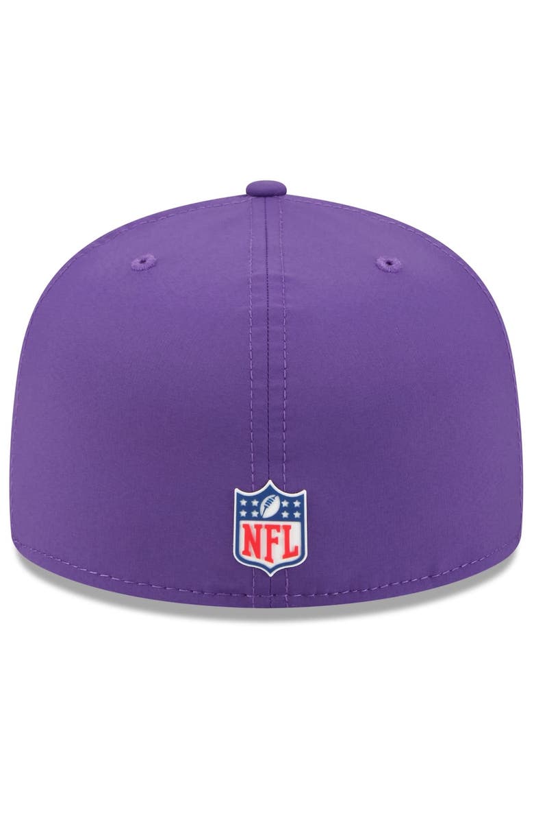 New Era Men's New Era Purple Minnesota Vikings 2025 Sideline  59FIFTY Fitted Hat, Alternate, color, Purple