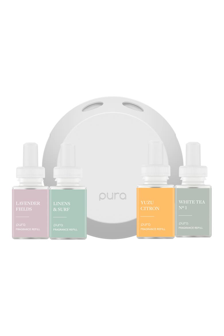 Best Sellers & Pura 4 Smart Fragrance & Refill Set (Nordstrom Exclusive), Main, color, WHITE