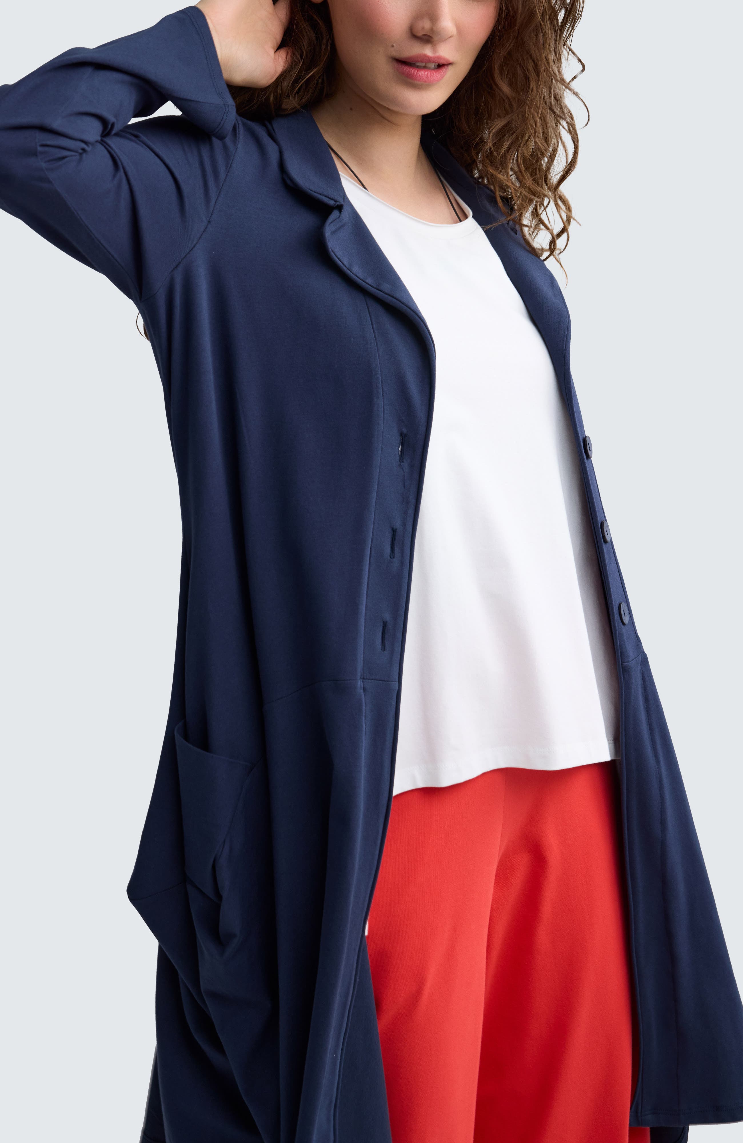 Liora Voluminous Jersey Jacket - image 4