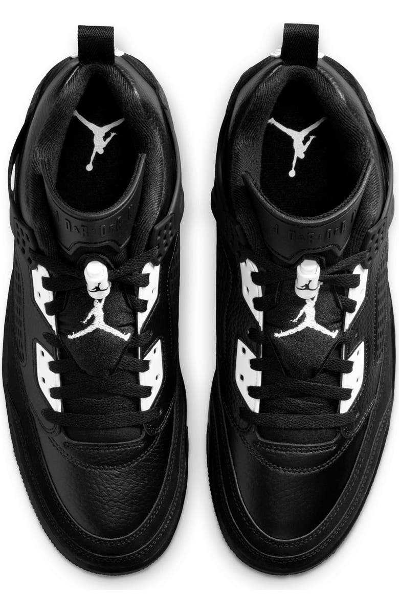 Jordan Spizike Low Sneaker, Alternate, color, Black/White