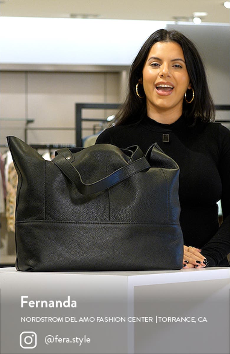 Logan Leather Tote, sales video thumbnail