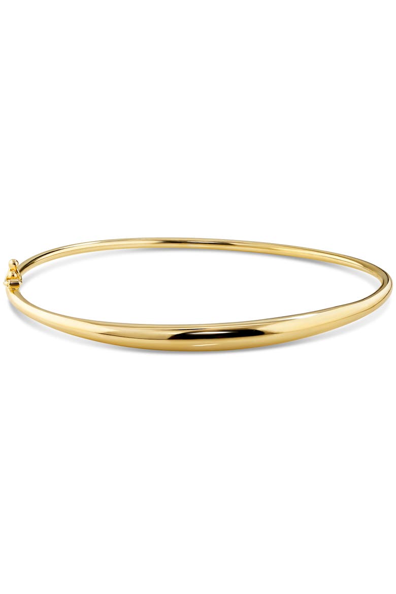 Dome Bangle Bracelet in 14K Gold, Alternate, color, Yellow Gold