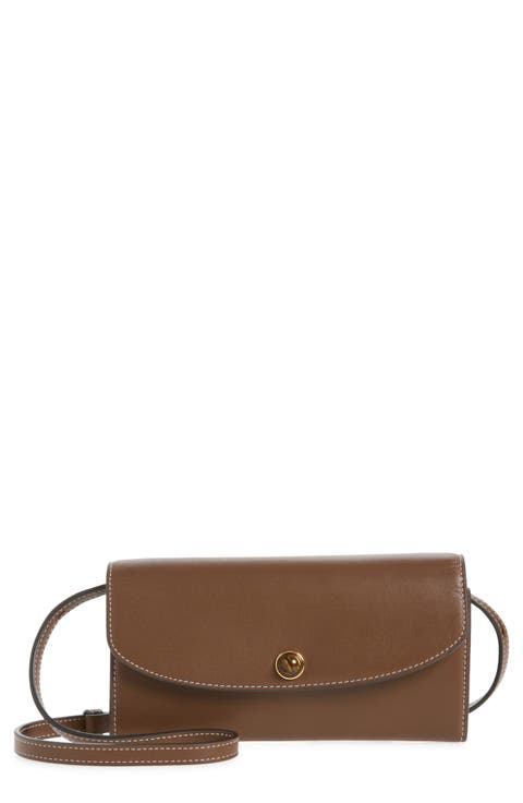 Leather Crossbody Wallet